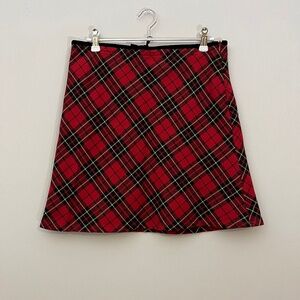 Old Navy Circa 2003 Plaid Tartan Mini Skirt Kids Size 16